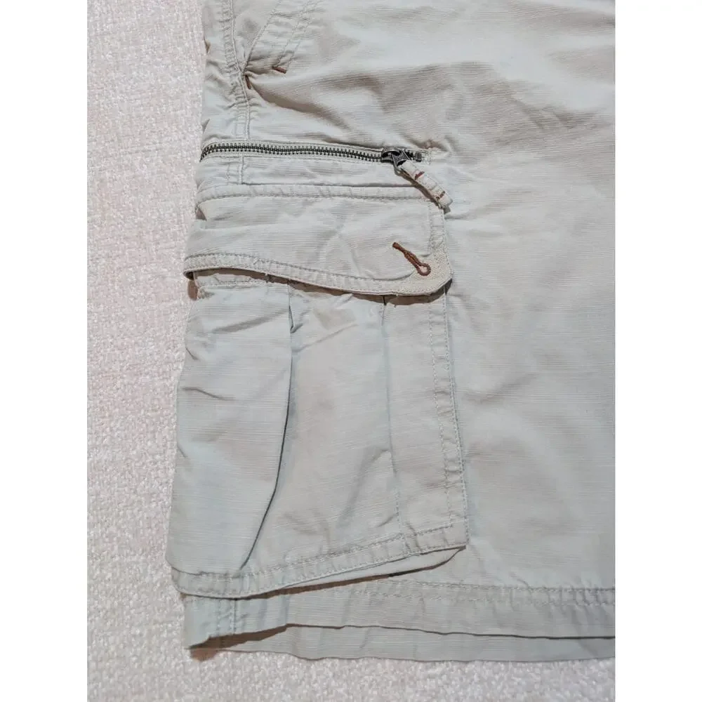Columbia Men’s Cargo Shorts Size 36 Beige Khaki Cotton Outdoor Hiking